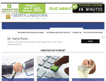 Tablet Screenshot of creditosporinternet.com